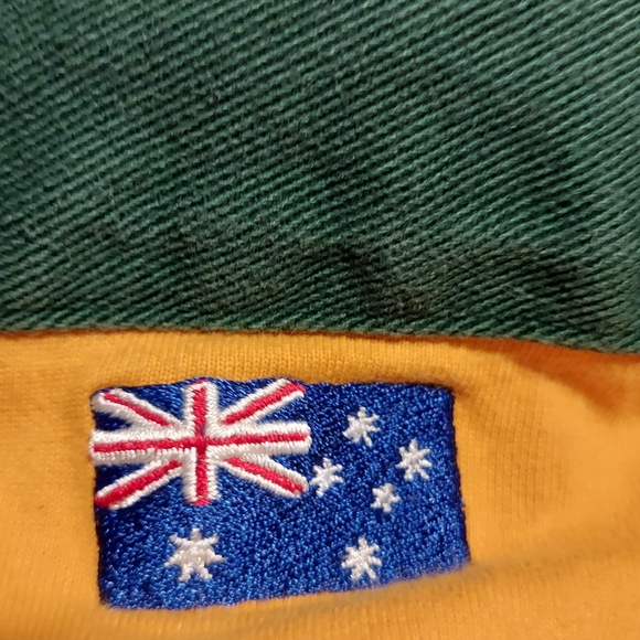 Vintage Australia Rugby Polo Shirt Jersey by Seven Nations UK - Picture 4 of 6